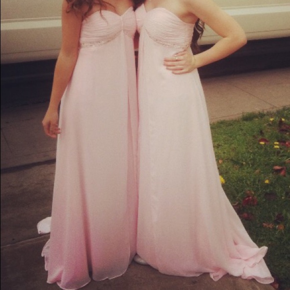 Pink formal dress